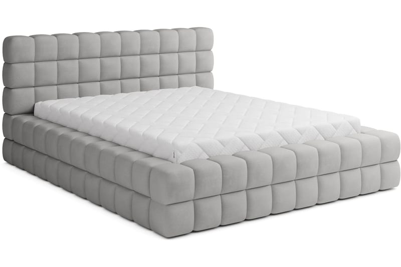 Sängynrunko Dizzle 140x200 cm - Harmaa - Huonekalut - Sänky - Sänkykehikot & sängynrungot