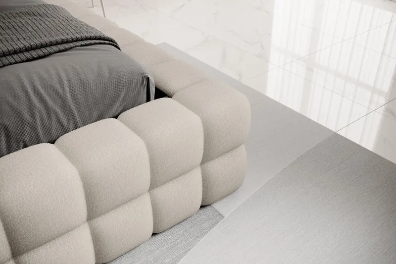 Sängynrunko Dizzle 160x200 cm - Beige - Huonekalut - Sänky - Sänkykehikot & sängynrungot