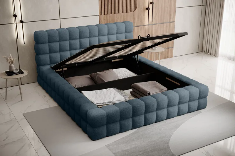 Sängynrunko Dizzle 160x200 cm - Sininen - Huonekalut - Sänky - Sänkykehikot & sängynrungot