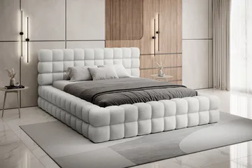 Sängynrunko Dizzle 180x200 cm - Valkoinen - Huonekalut - Sänky - Sänkykehikot & sängynrungot