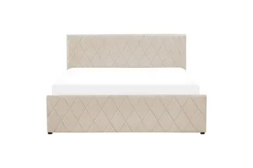 Sängynrunko ja sänkyrunko Rochefort-sänky säilytystilalla Beige 160x200 - Huonekalut - Sänky - Sänkykehikot & sängynrungot