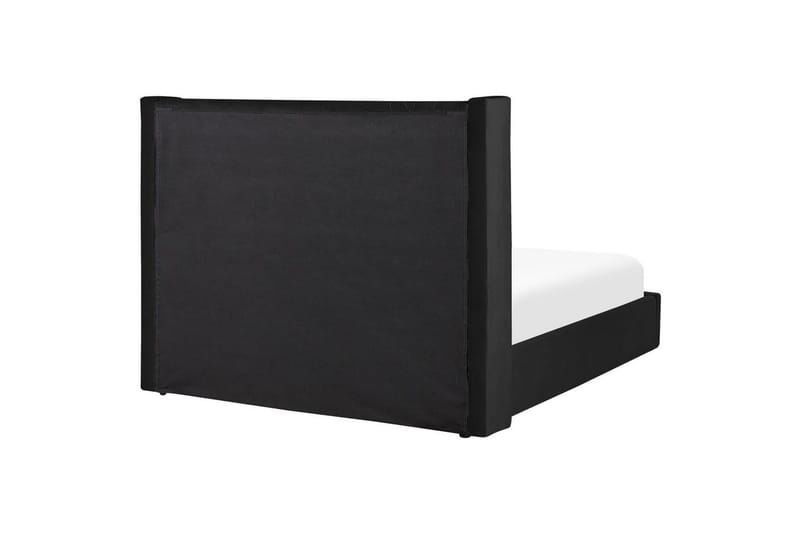 Sängynrunko ja sänkyrunko Sänky säilytystilalla Lubbon Musta||Hopea 180x200 - Huonekalut - Sänky - Sänkykehikot & sängynrungot