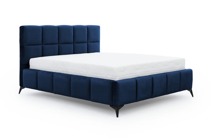 Sängynrunko Kanika Säilytyksellä 140x200 cm - Sininen - Sänkykehikot & sängynrungot