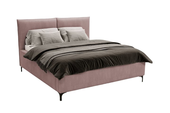 Sängynrunko Knocklong 140x200 cm - Vaaleanpunainen - Sänkykehikot & sängynrungot
