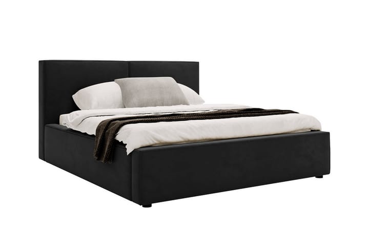 Sängynrunko Knocklong 160x200 cm - Musta - Sänkykehikot & sängynrungot