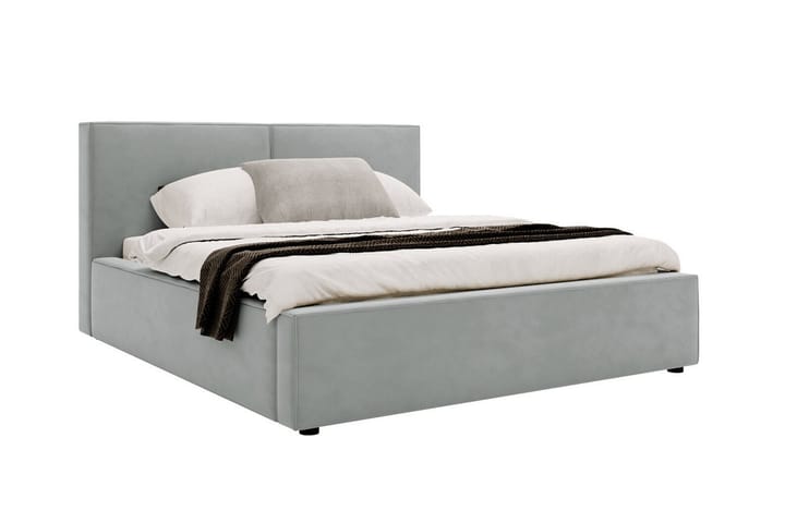 Sängynrunko Knocklong 160x200 cm - Vaaleanharmaa - Sänkykehikot & sängynrungot