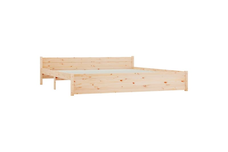 Sängynrunko laatikoilla 200x200 cm - Ruskea - Huonekalut - Sänky - Sänkykehikot & sängynrungot