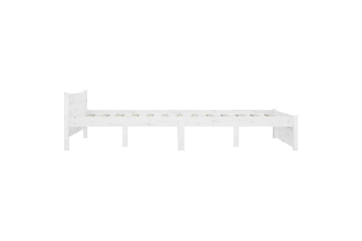 Sängynrunko laatikoilla valkoinen 160x200 cm - Valkoinen - Sänkykehikot & sängynrungot