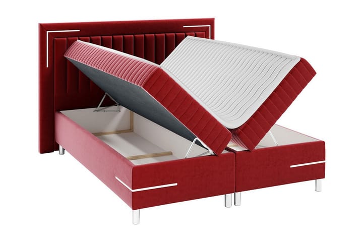 Sängynrunko Lillsel 120x200 cm - Tummanpunainen - Sänkykehikot & sängynrungot
