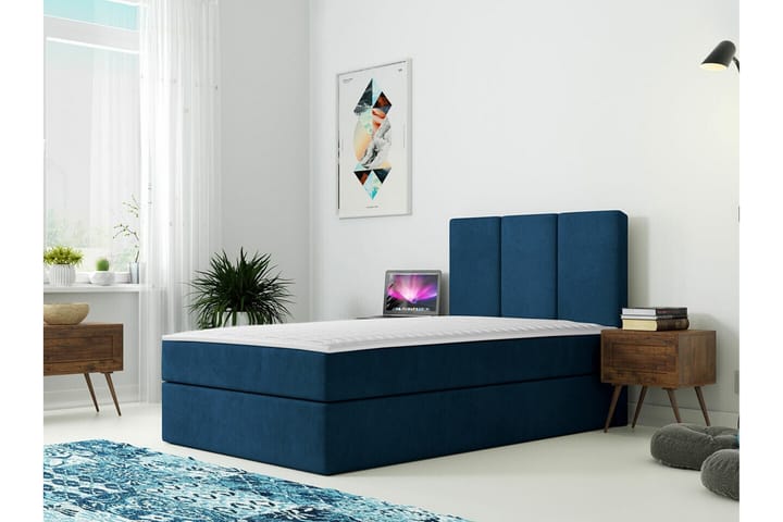 Sängynrunko Millstreet 100x200 cm - Tummansininen - Sänkykehikot & sängynrungot