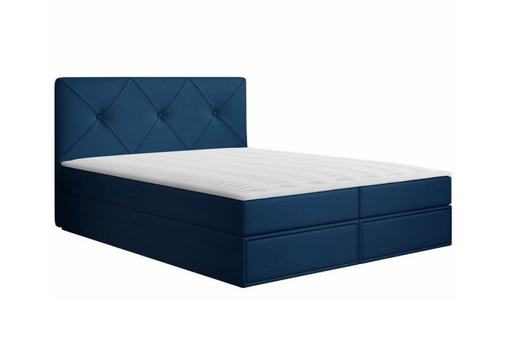 Sängynrunko Millstreet 160x200 cm - Tummansininen - Sänkykehikot & sängynrungot