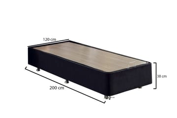 Sängynrunko Misopa 120x200 cm - Musta - Huonekalut - Sänky - Sänkykehikot & sängynrungot