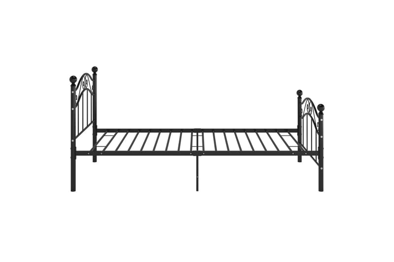 Sängynrunko musta metalli 90x200 cm - Huonekalut - Sänky - Sänkykehikot & sängynrungot