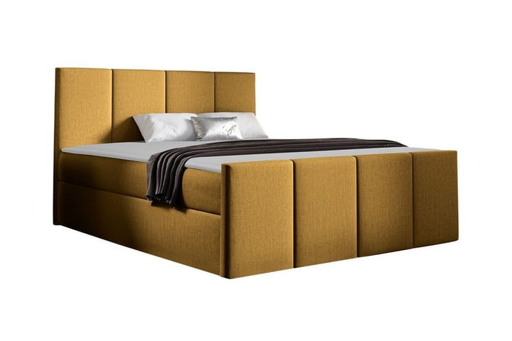 Sängynrunko Ripon 120x200 cm - Keltainen - Sänkykehikot & sängynrungot