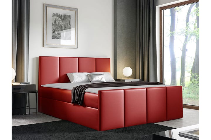 Sängynrunko Ripon 120x200 cm - Punainen - Sänkykehikot & sängynrungot