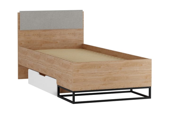 Sängynrunko Staffin 90x200 cm - Valkoinen - Sänkykehikot & sängynrungot