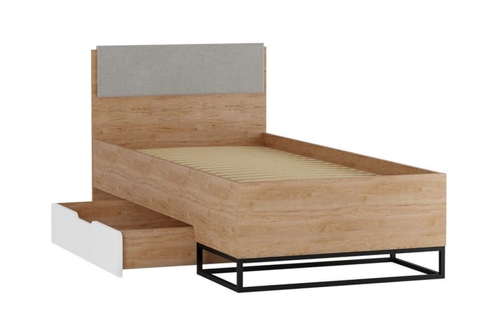 Sängynrunko Staffin 90x200 cm - Valkoinen - Sänkykehikot & sängynrungot