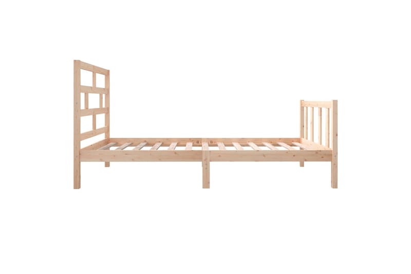 Sängynrunko täysi mänty 100x200 cm - Ruskea - Huonekalut - Sänky - Sänkykehikot & sängynrungot