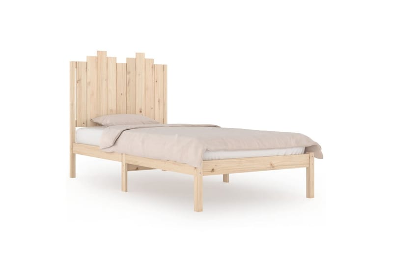 Sängynrunko t�äysi mänty 100x200 cm - Ruskea - Huonekalut - Sänky - Sänkykehikot & sängynrungot