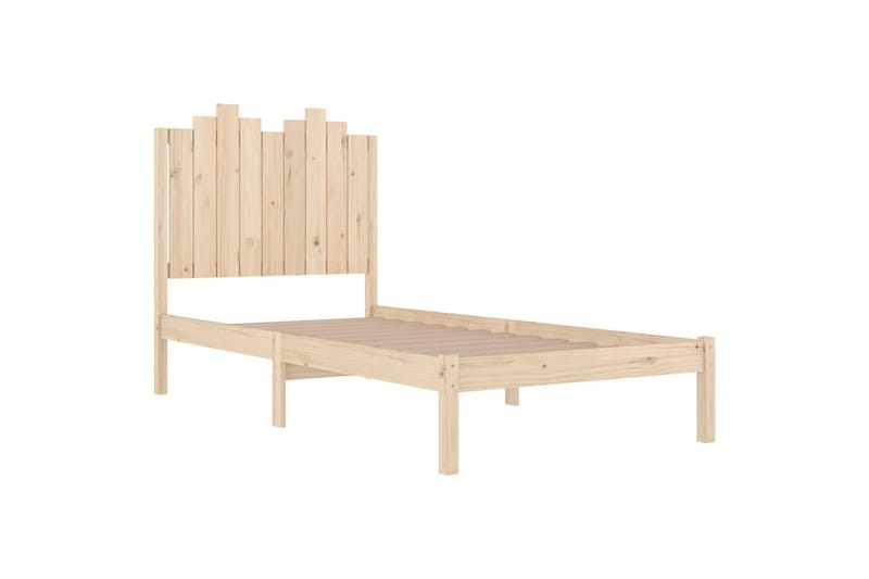 Sängynrunko täysi mänty 100x200 cm - Ruskea - Huonekalut - Sänky - Sänkykehikot & sängynrungot