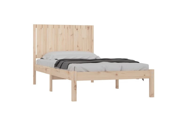 Sängynrunko täysi mänty 100x200 cm - Ruskea - Huonekalut - Sänky - Sänkykehikot & sängynrungot