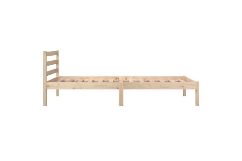 Sängynrunko täysi mänty 90x190 cm 3FT Single - Ruskea - Huonekalut - Sänky - Sänkykehikot & sängynrungot