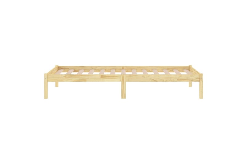 Sängynrunko täysi mänty 90x190 cm UK Single - Ruskea - Huonekalut - Sänky - Sänkykehikot & sängynrungot