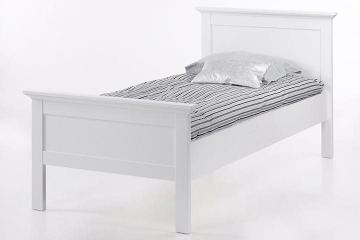 Sängynrunko Paris 90x200 - Valkoinen - Sänkykehikot & sängynrungot