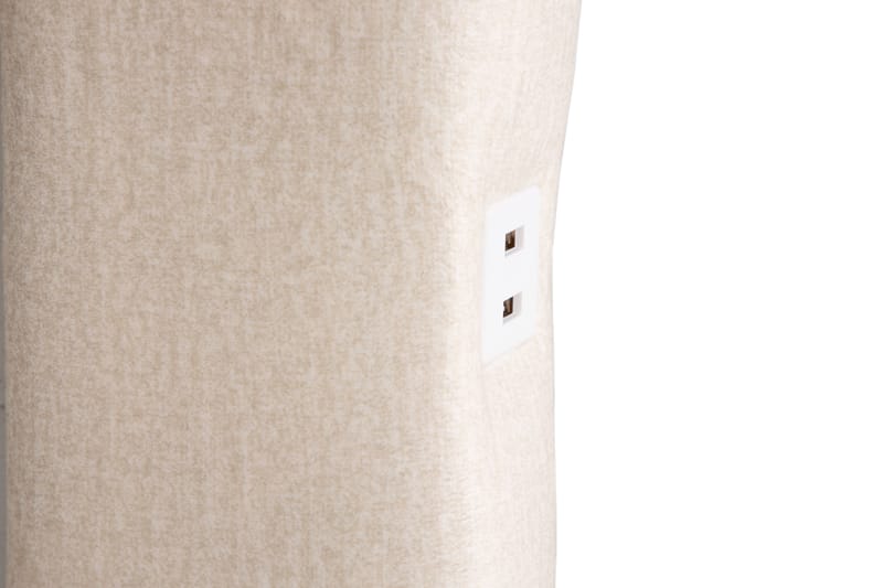 Altaneira Täydellinen Sänkypaketti laatikkosäilytyksellä LED-valaistus 160x200 - Beige - Huonekalut - Sänky - Sängyt säilytystilalla