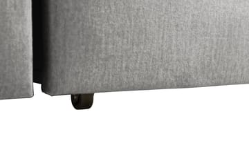 Altaneira Täydellinen Sänkypaketti laatikkosäilytyksellä LED-valaistus 160x200 - Harmaa - Huonekalut - Sänky - Sängyt säilytystilalla