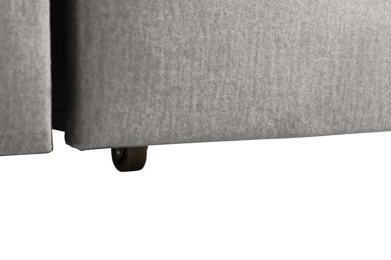 Altaneira Täydellinen Sänkypaketti laatikkosäilytyksellä LED-valaistus 160x200 - Harmaa - Huonekalut - Sänky - Sängyt säilytystilalla
