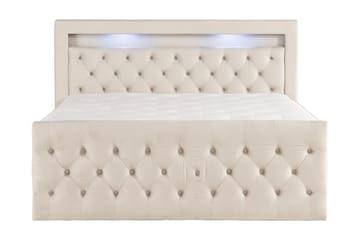 Altaneira Täydellinen Sänkypaketti laatikkosäilytyksellä LED-valaistus 180x200