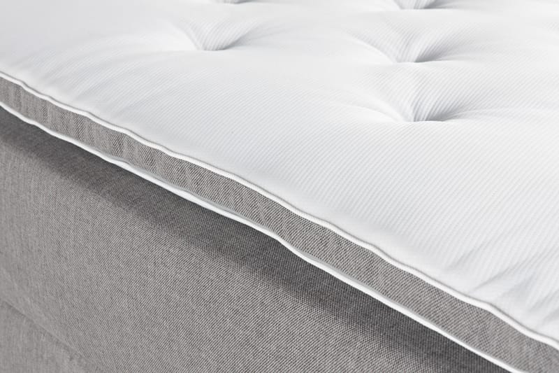 Altaneira Täydellinen Sänkypaketti nostosäilytyksellä LED-valaistus 160x200 - Harmaa - Huonekalut - Sänky - Sängyt säilytystilalla