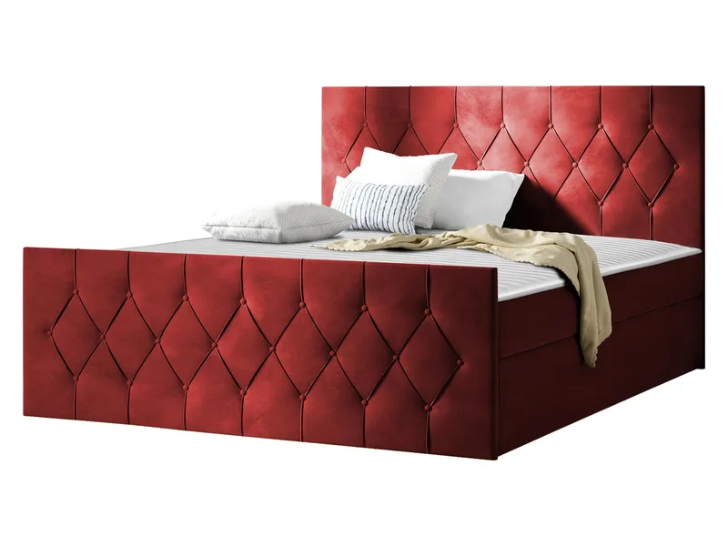 Jenkkisänky 147x216 cm, Punainen