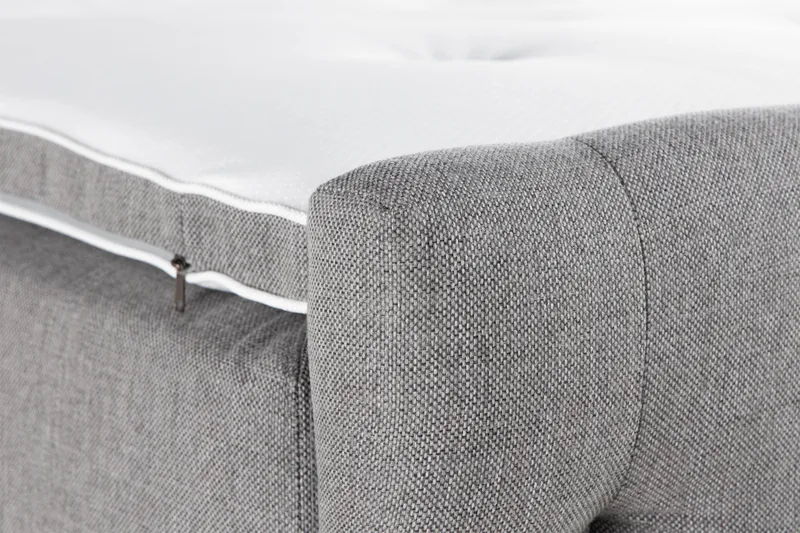 Jenkkisänky Cloud47 Francisco sänkypaketti Harmaa Nostokannellinen säilytystila - Huonekalut - Sänky - Sängyt säilytystilalla