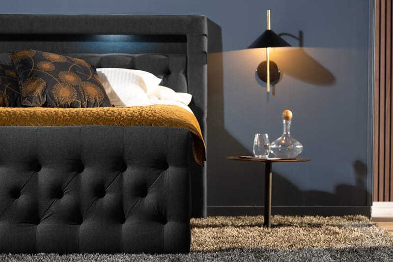 Jenkkisänky Cloud47 Francisco sänkypaketti Musta Laatikot - Huonekalut - Sänky - Sängyt säilytystilalla