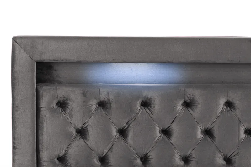 Jenkkisänky Cloud47 Francisco sänkypaketti Tummanharmaa Laatikot - Huonekalut - Sänky - Sängyt säilytystilalla