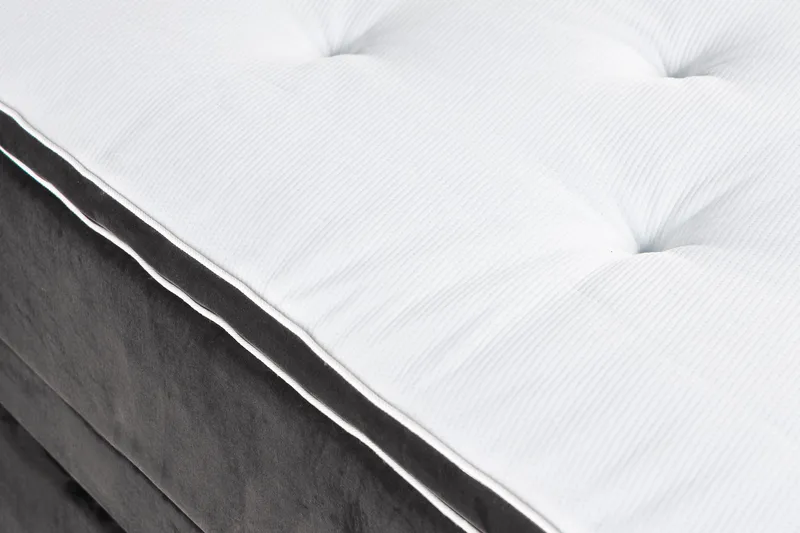 Jenkkisänky Cloud47 Francisco sänkypaketti Tummanharmaa Laatikot - Huonekalut - Sänky - Sängyt säilytystilalla