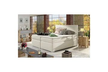 Kontinentalsäng utan ställbar säng Eltap Beige 140x200 - Huonekalut - Sänky - Sängyt säilytystilalla