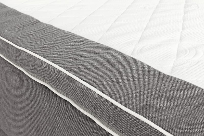Montana Täydellinen Sänkypaketti Säilytystilalla 90x200 cm - Harmaa - Huonekalut - Sänky - Sänkypaketti