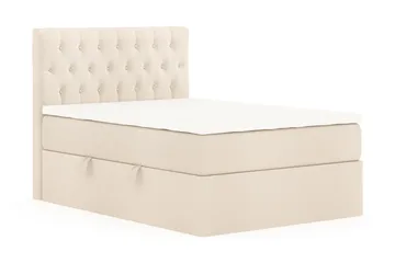 Box Säilytyssänky 120x200 Beige - Huonekalut - Sänky - Yhden hengen sängyt