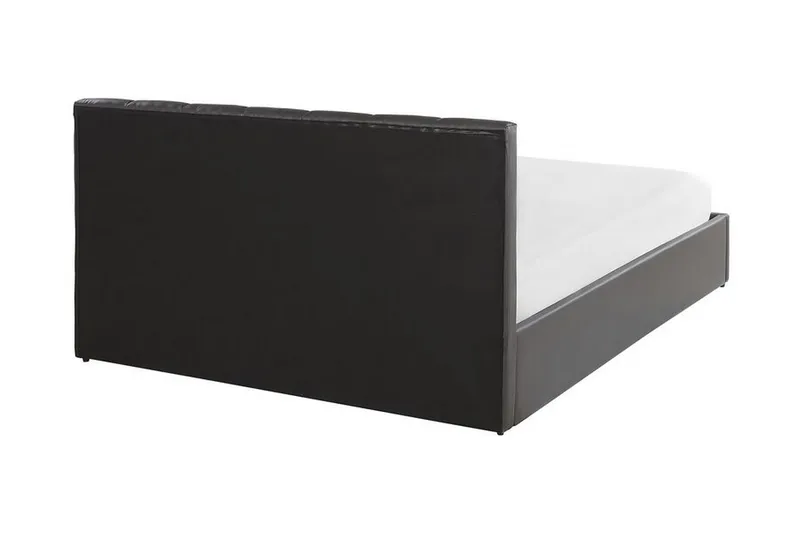 Säilytyssänky Abondant 140x200 cm - Keinonahka/harmaa - Huonekalut - Sänky - Sänkykehikot & sängynrungot