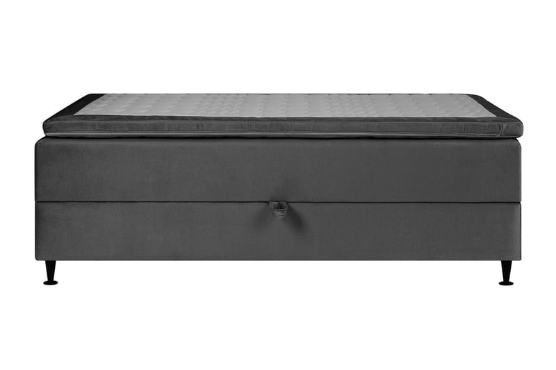 Pigge Extra Sänky säilytystilalla 120x200 - Tummanharmaa - Huonekalut - Sänky - Yhden hengen sängyt