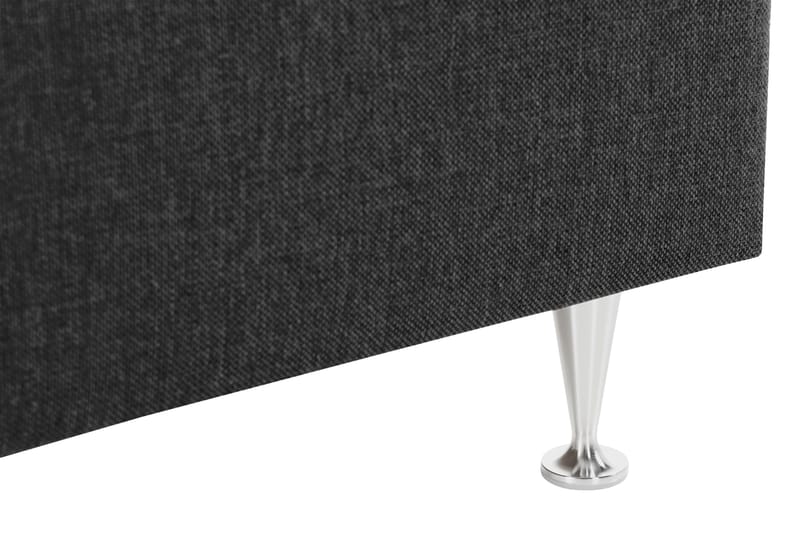 Säilytyssänky Alessia LED-valaistuksella 180x200 cm - Musta - Huonekalut - Sänky - Sängyt säilytystilalla