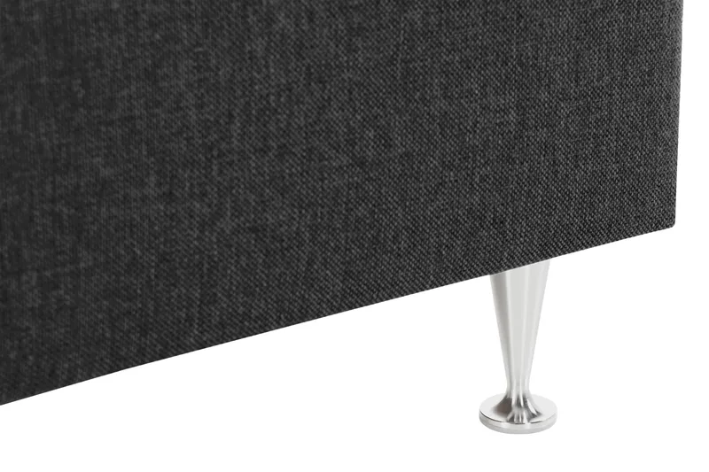 Säilytyssänky Alessia LED-valaistuksella 180x200 cm - Musta - Huonekalut - Sänky - Sängyt säilytystilalla