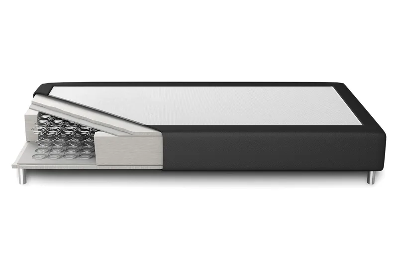 Säilytyssänky Alessio Valkoinen Keinonahka + jalkapääty - 180x200 - Huonekalut - Sänky - Sängyt säilytystilalla