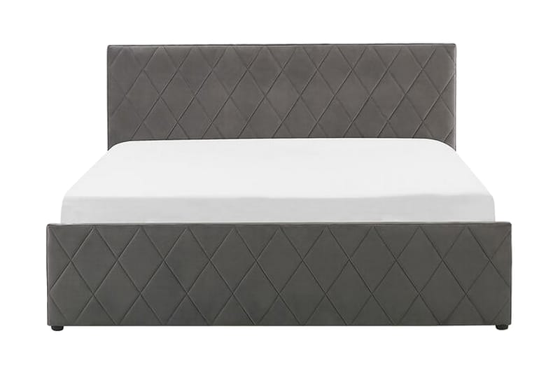 Säilytyssänky Cabariot 180x200 cm - Sametti/Harmaa - Huonekalut - Sänky - Sängyt säilytystilalla - Parisänky säilytystilalla