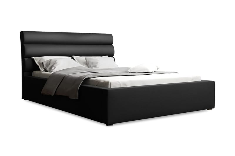 Säilytyssänky Moon 223x160x100 cm, Musta/Harmaa