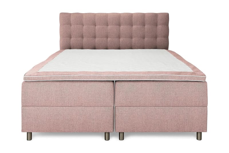 Säilytyssänky Suset 160x200 - Vaaleanpunainen - Huonekalut - Sänky - Sängyt säilytystilalla - Parisänky säilytystilalla
