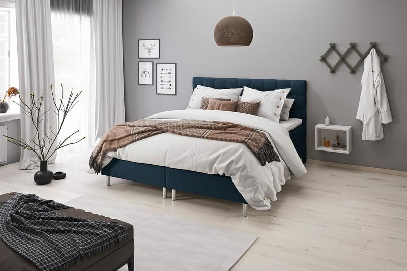 Säilytyssänky Suset 180x200 - Tummansininen - Huonekalut - Sänky - Sänkypaketti